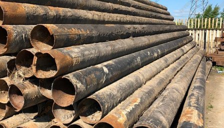 Труба 300x7 мм б/у купить в Москве