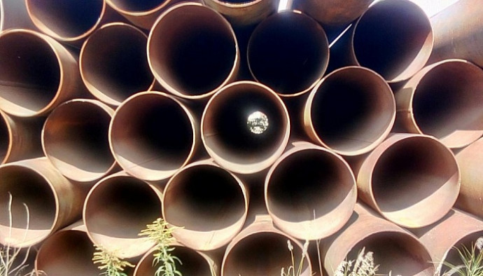 Труба 300x9 мм б/у