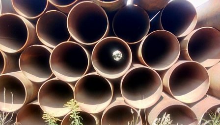 Труба 300x9 мм б/у купить в Москве