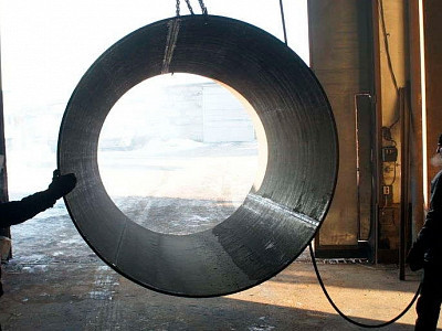 Труба из обечаек 630x5 мм б/у